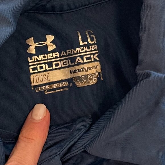 Under Armour Men's ColdBlack Loose Polo Golf Casual CCSC Shirt Large - Picture 7 of 7